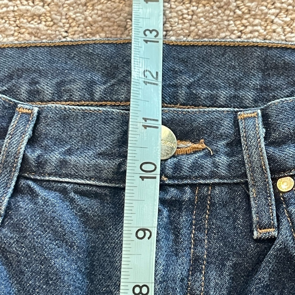 Goldsign A Jean, Dark Blue, Straight Leg, High Rise, 28” Inseam,W3342-759,Sz. 25 - Picture 14 of 16